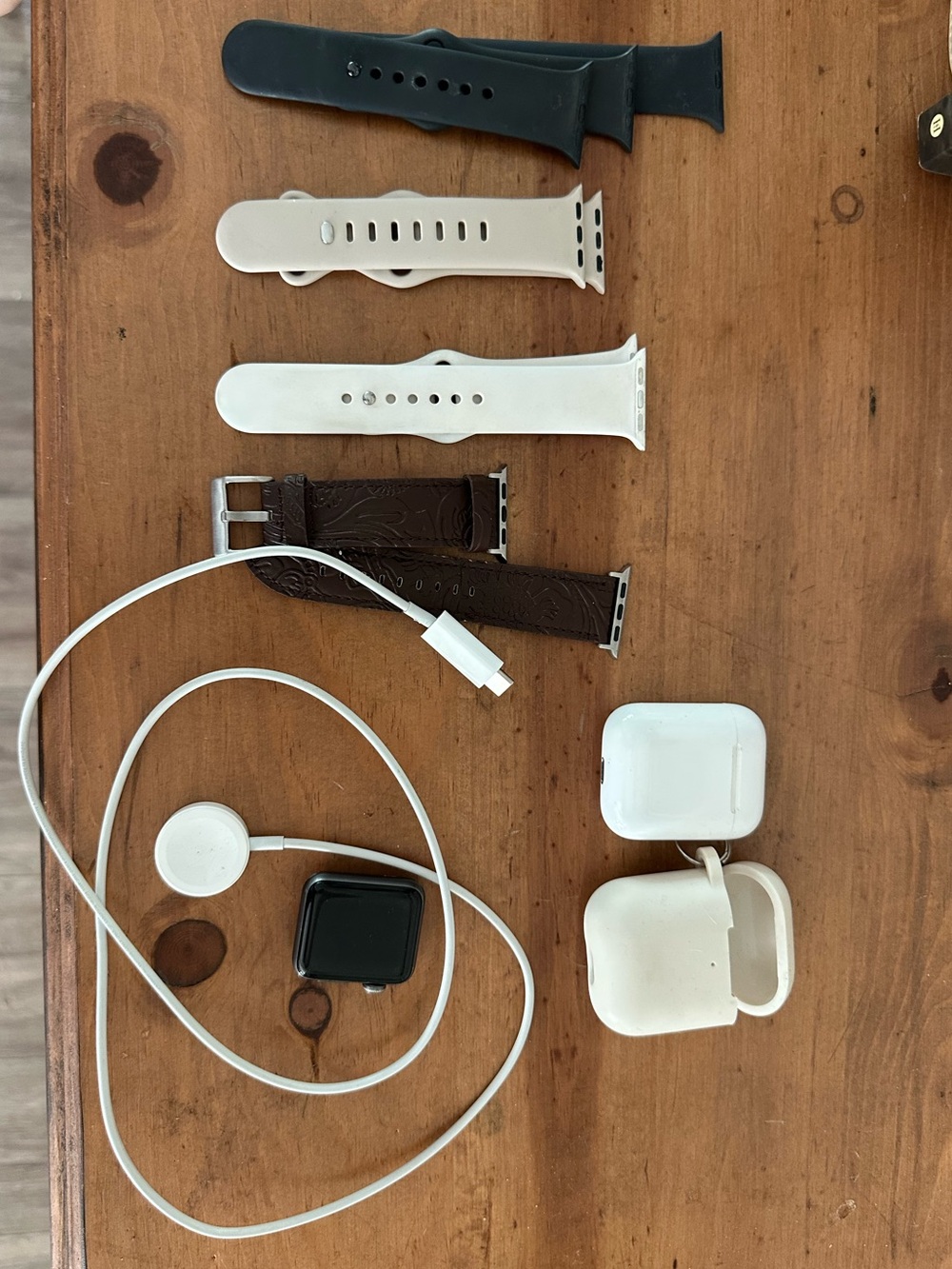 Apple Watch Series 3 and AirPods